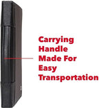 Case-it Zipper Padfolio | Letter Size | 3-Ring Binder | PAD-40 Black