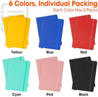 12 Pack Lined Journal Notebook for Work, 200 Pages, Medium 5.5 in x 8.3 in, 6 Colors A5 College Ruled, Hardcover Journaling Notebooks for Writing, Note Taking
