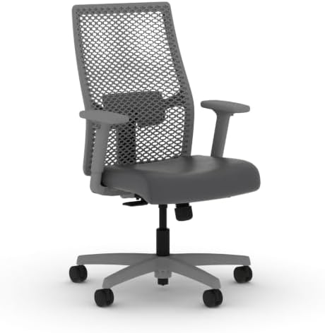 HON Ignition 2.0 ReActiv Ergonomic Office Chair, Lumbar Support, Graphite