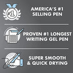 PILOT G2 Premium Gel Roller Pens, Gel Pens Black, 14 Count (Pack of 7)