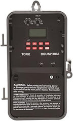 DGU Series Lighting Control with Photo/Override Input Control Time Switch, Noryl Indoor/Outdoor NEMA 3R, 120-277 VAC 50/60 Hz Input Supply, SPDT Momentary Output Contact