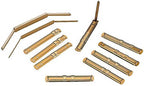 Grafoplás 5400050. Box of 50 Metal Fasteners for Binding with Tab and Slide, Garnet