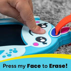 Boogie Board Sketch Pals Capybara 4” LCD Writing Tablet for Kids – Reusable Mess-Free Drawing Pad with Tethered Stylus – Clip-On Travel Doodle Board Toy – Ages 3+