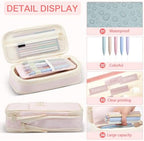 Jutom 110 Pcs Bible Study Supplies Bible Journaling Kit with Canvas Tote Bag Pen Case Notebook Highlighters Pen Sticky Note Tabs Page Markers Stickers Tape for Women Christian Christmas Gift(Pink)