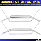 1InTheOffice Paper Fasteners, Prong Fasteners, Metal Fasteners, 2 Inch, 2.75" Center to Center, 100 Pieces/Pack, (200)