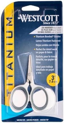 Westcott 3" Titanium Bonded Straight Scissors, Assorted Colors (15150)