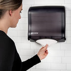 SANT1755TBK - Ultrafold Fusion C-fold amp; Multifold Towel Dispenser, 11 1/2x5 1/2x11 1/2, Black (Pack of 2)
