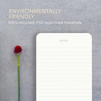 Small Lined Notepads for Work, Gold Foil, 6.3 x 3.9 in, 3 Pack, 225 Sheets
