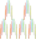 SEWACC 36pcs Colorful Plastic File Binding Fasteners Double Hole Strip Clip Design for Quick Binding and Longterm Use, for School and Office Document Organization