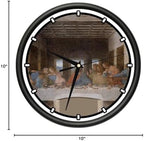 SignMission Last Supper Design Wall Clock | Precision Quartz Movement | Décor for School Class Office Bedroom Decoration