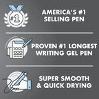 PILOT G2 Premium Gel Pens, Bold Point 1.0mm, Black Ink, 12-Pack