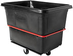 Rubbermaid Commercial Utility Truck 20 Cubic Feet 1200 lb. Capactiy Black Large Cart for Commercial/Waste/Laundry Transportation/Collection