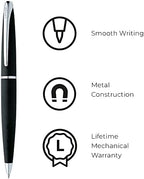 Cross ATX Basalt Black Ballpoint Pen, Medium Point, Black Ink