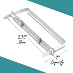 Prong Paper Fasteners, 2" Capacity Fasteners, 2.75" Base, 50 Complete Base Set Paper Fastener Prong Fasteners