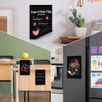 Yinder 24 Pcs Black Sticky Notes 4 x 6 Inch with Metallic Marker Pens