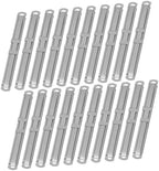 jojofuny 50pcs Prong Paper Fastener Standard Hole Punch Compressors for Document Organization Smooth Surface Space Saving Versatile for Home Office School Files
