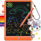 FLUESTON LCD Writing Tablet, Doodle Board Toys Gifts for 3-8 Year Old Girls Boys, 10 Inch Colorful Electronic Board Drawing Pad for Kids, Christmas Birthday Gifts for Toddler Learning Travel