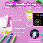 Writing Tablet with Bilingual Flash Cards for Kids, Chinese Pink
