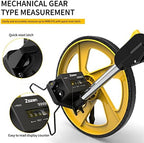 Zozen Measuring Wheel in Feet and Inches, Double Collapsible, Mechanical