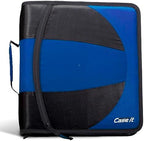 Case-it Dual Binder | Two 1.5" D-Rings | 600-Sheet | Dual-101 Midnight Blue