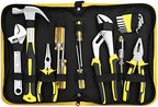 DOWELL Tool Set Household Tool Kit with Storage Tool Bag Pouch, 19 PCS