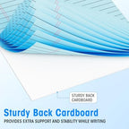 6 Packs Legal Pads 8.5 x 11 Inch, Wide Ruled & Perforated Colored Notepads