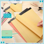 Fuutreo 8 Pcs Legal Pads 8.5 x 11 Colored Note Pads, Candy Color