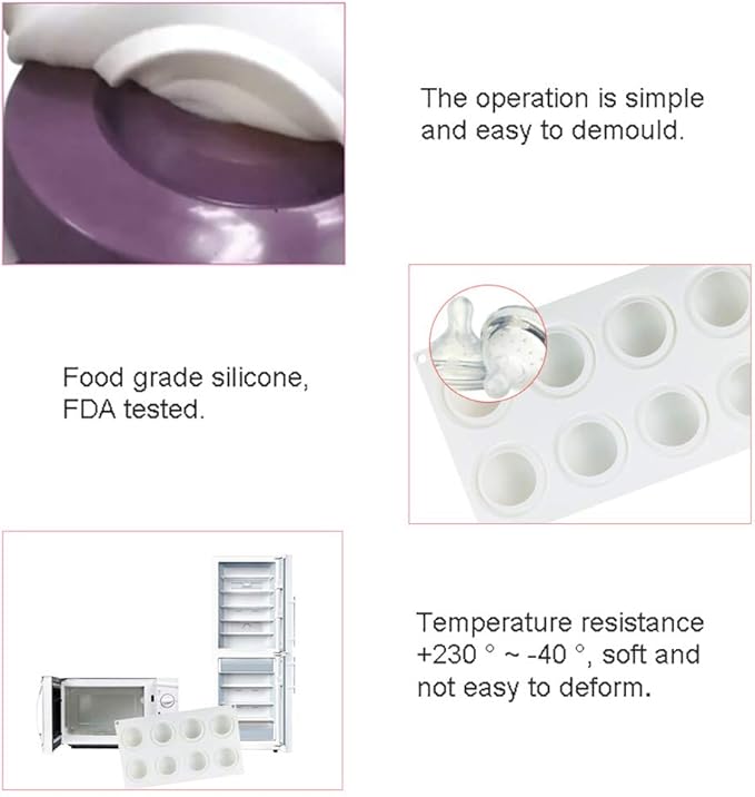 OCPO Kitchen Swirl Silicone Mold for Baking Mousse Cake, Pastry, Chocolate, Dessert, Pudding, Jelly, Cake Decorating Mold, 3D Swirl Shape (6-Cavity)