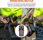 Ergodyne Squids 5541 Barcode Scanner Holster Pouch for Gun Grip Mobile Computers, Holder for Handheld Bar Code Scanners, Belt Clip Attachment Small