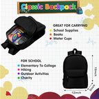 Gilprop 81 Pcs School Supplies Kit Back to School Supply Bundle, Black