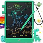 FLUESTON LCD Writing Tablet, Doodle Board Gifts for 3-8 Year Old Girls Boys, 10 Inch Colorful Electronic Board Drawing Pad for Toddlers, Christmas Birthday Gifts for Kids，Erase Lock Writing Board