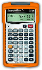 Calculated Industries 4065 Construction Master ProCalculator & 44080 Construction Master Pro-Desktop Advanced Construction Math Feet-Inch-Fraction Calculator with Trig Tool