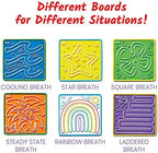 hand2mind Elkonin Boxes Magnetic Dry Erase Boards Set & Mindful Maze Boards & Sensory Fidget Tubes