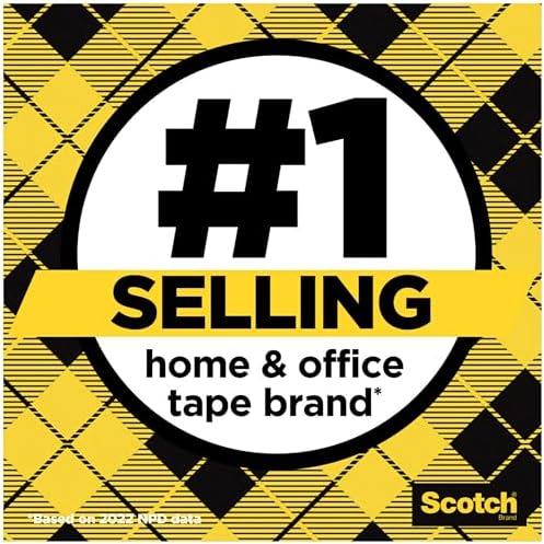Scotch Double Sided Tape, Office and School Supplies for Arts and Crafts, Alternative to Scrapbooking Glue, 0.75 in. x 1296 in., 1 Tape Refill Roll
