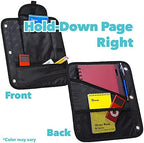 Case-it The Dual 2-in-1 Zipper Binder | Two 1.5-Inch D-Rings, 600 Sheet Capacity, Pencil Pouch & Multiple Pockets | School & Office Organizer with Shoulder Strap | Dual-101 Monster Design Purpal