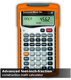 Calculated Industries Construction Master Pro Trig Advanced Construction Math Feet-Inch-Fraction Calculator & 4065 Construction Master Pro Advanced Construction Math Feet-inch-Fraction Calculator