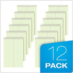 TOPS Steno Books, 6" x 9", Gregg Rule, Green Tint Paper, 80 Sheets, 12 Pack (8021)