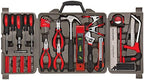 Apollo Tools 71 Piece Complete Household Tool Set, Red DT0204