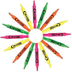 Avery Hi-Liter Desk-Style Highlighters, Smear Safe Ink, Chisel Tip, 4 Assorted Color Highlighters (24063)