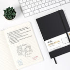 ViVin 8 Pack A5 Hardcover Lined Notebook,192 pg College Ruled 5.5x8.3
