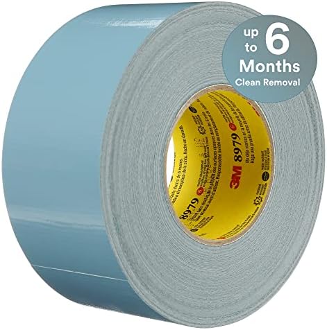 3M Performance Plus Duct Tape 8979, Slate Blue, 144 mm x 54.8 m, 6 Rolls