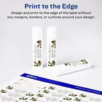 Avery® Matte White Rectangle Labels, Sure Feed® Technology, 0.5" x 1.75", 6,000 Matte White Printable Labels