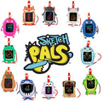 Boogie Board Sketch Pals Onyx the Dragon 4” LCD Writing Tablet for Kids – Reusable Mess-Free Drawing Pad with Tethered Stylus – Clip-On Travel Doodle Board Toy – Ages 3+