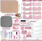 QUKLOGEN Sublimation Shirts Tool Kits with Portable mat for Ironing