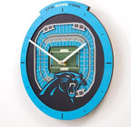 YouTheFan NFL Carolina Panthers StadiumView 3D Wall Clock