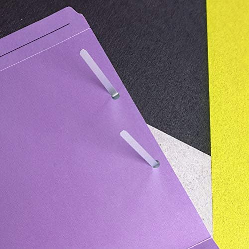Prong Paper Fasteners 2 Inch Capacity, 500 Pack Bases, Tempered Steel