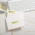 Avery Gold Address Labels for Inkjet Printers, 3/4" x 2-1/4", 300 Labels, 5 Packs (8987)
