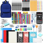 Gilprop 81 Pcs School Supplies Kit Back to School Supply Bundle, Blue