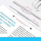 Aramox 50pcs Paper Fasteners, Metal Binding Clamps for A4 Paper, 350 Sheets Capacity, Perfect for Office and School Use