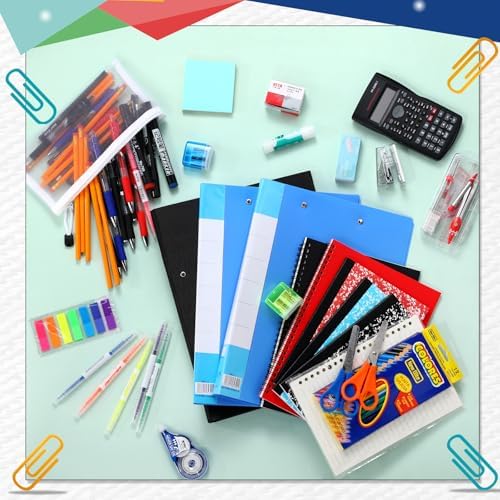Gilprop 81 Pcs School Supplies Kit Back to School Supply Bundle, Black